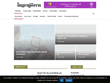 Tablet Screenshot of ingenjoren.se